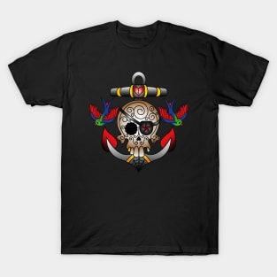 Skull Anchor Tattoo T-Shirt